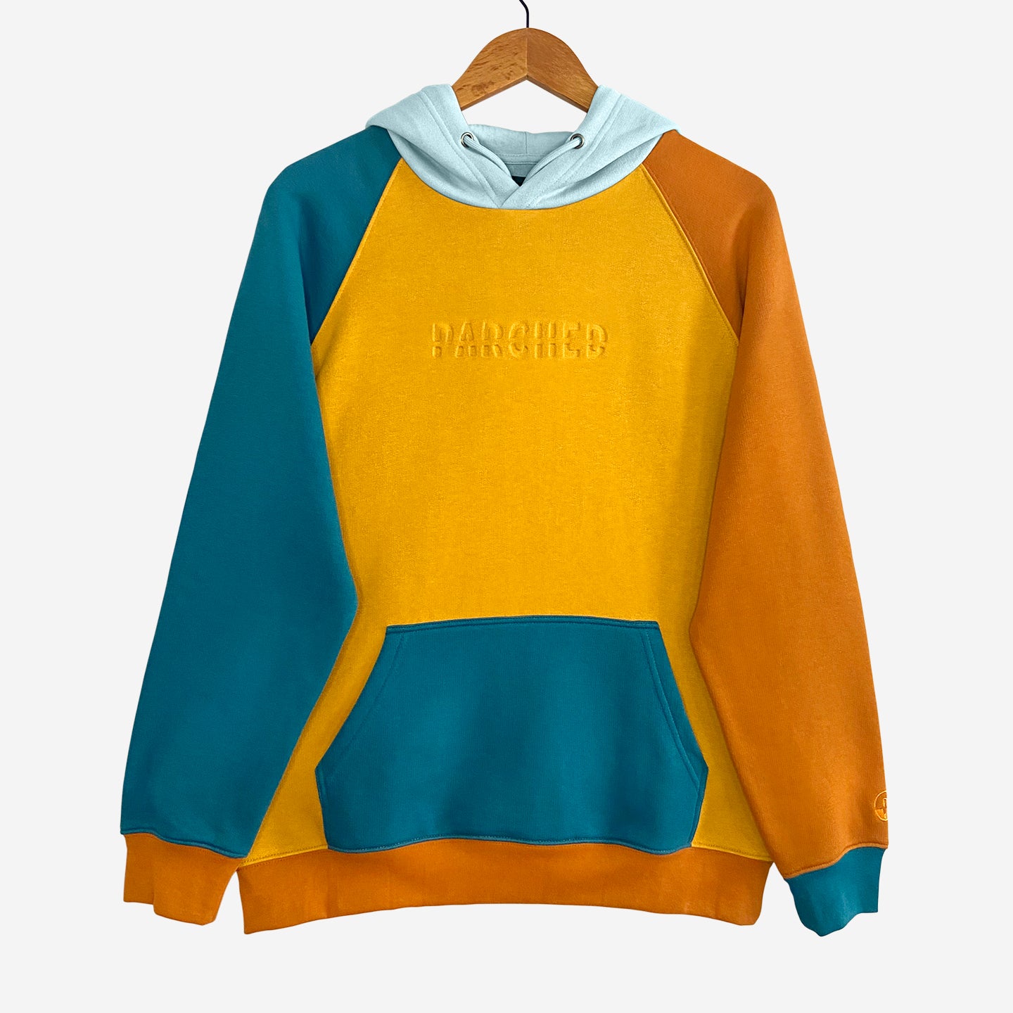 Parched Logo Color Block Hooded Sweatshirt Color Block / S